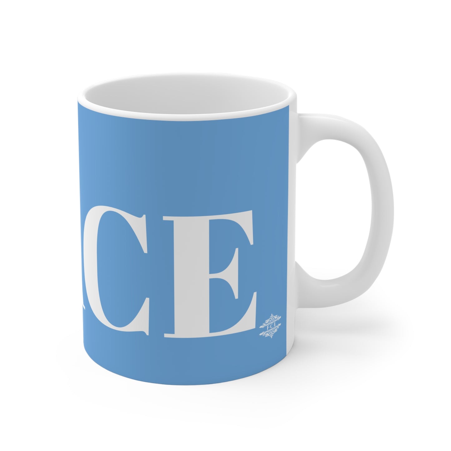 SKY BLUE PEACE MUG