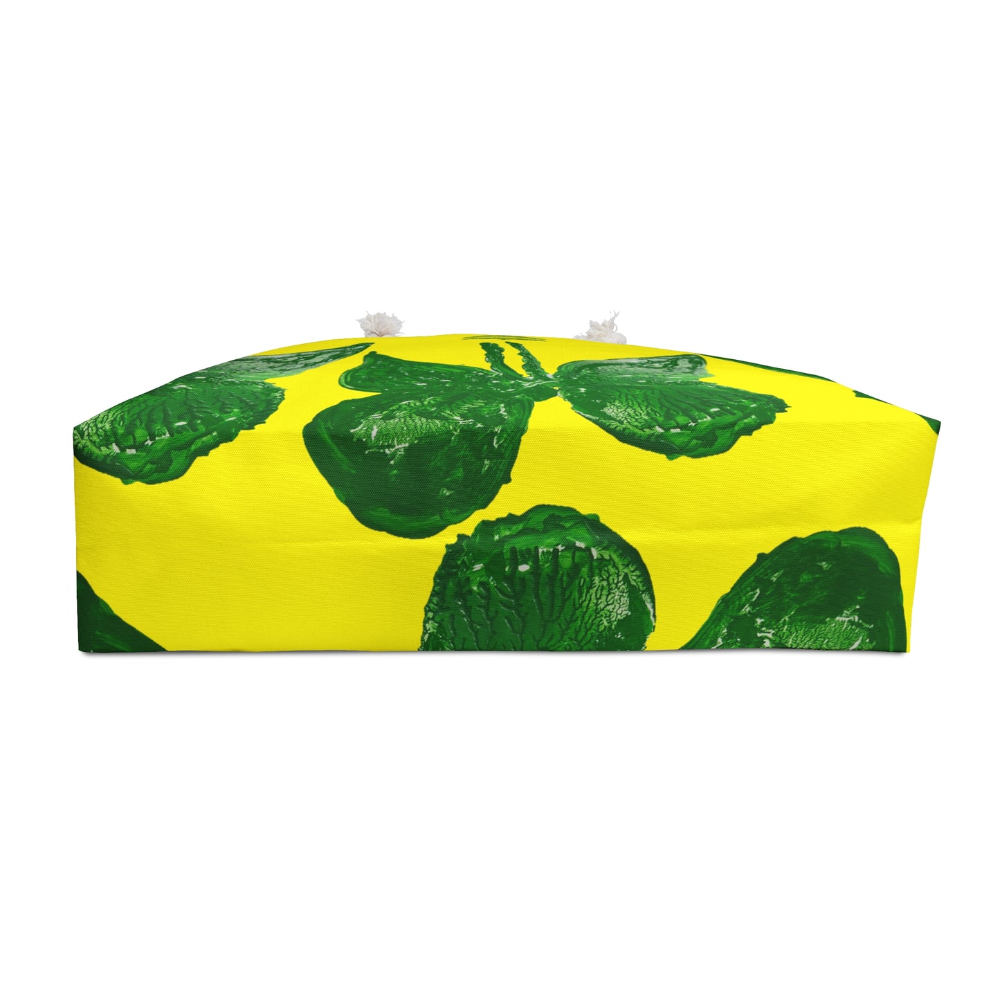 LARGE YELLOW WEEKENDER TOTE BAG