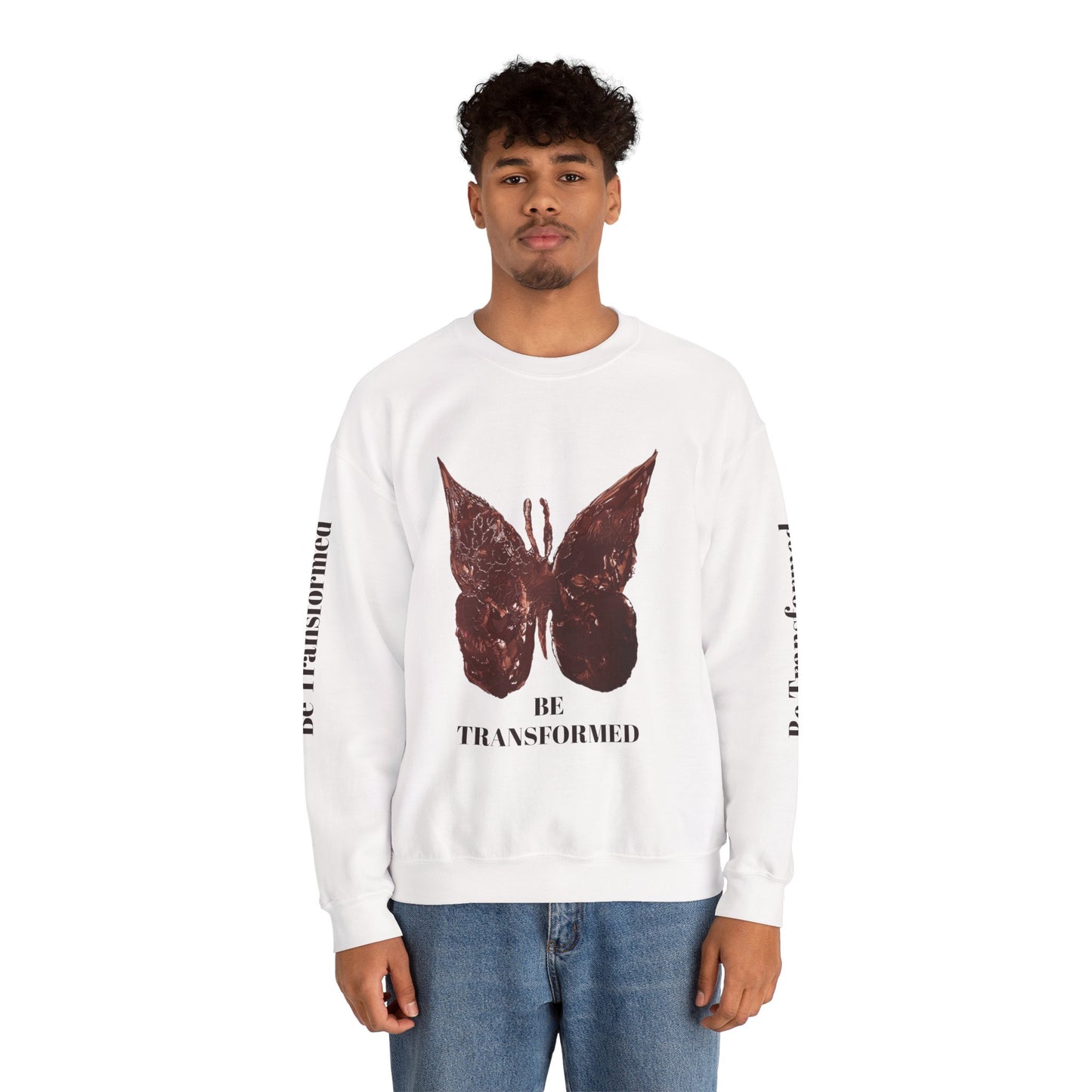 BE TRANSFORMED CREWNECK SWEATSHIRT