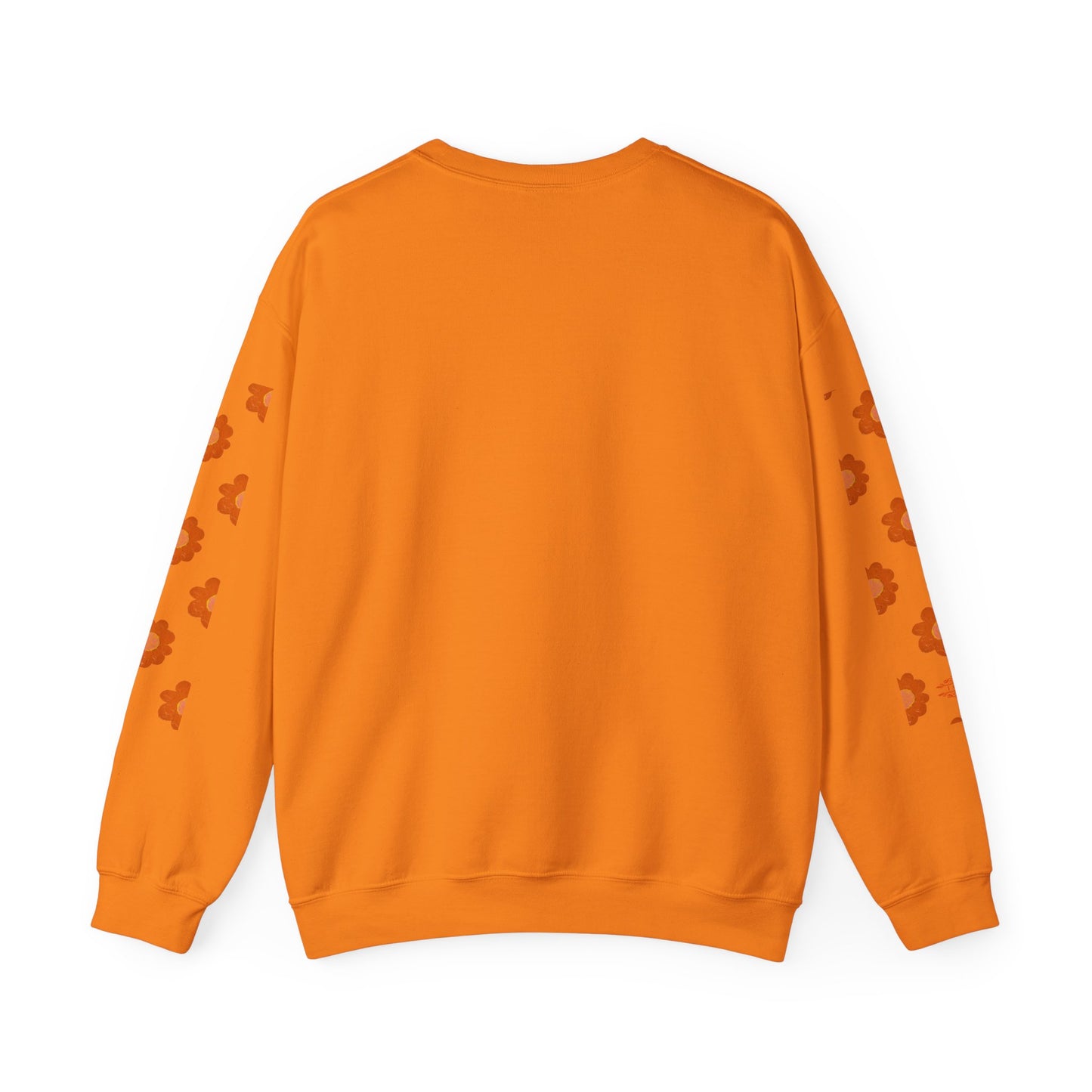 ORANGE FLOWERS SWEATSHIRT