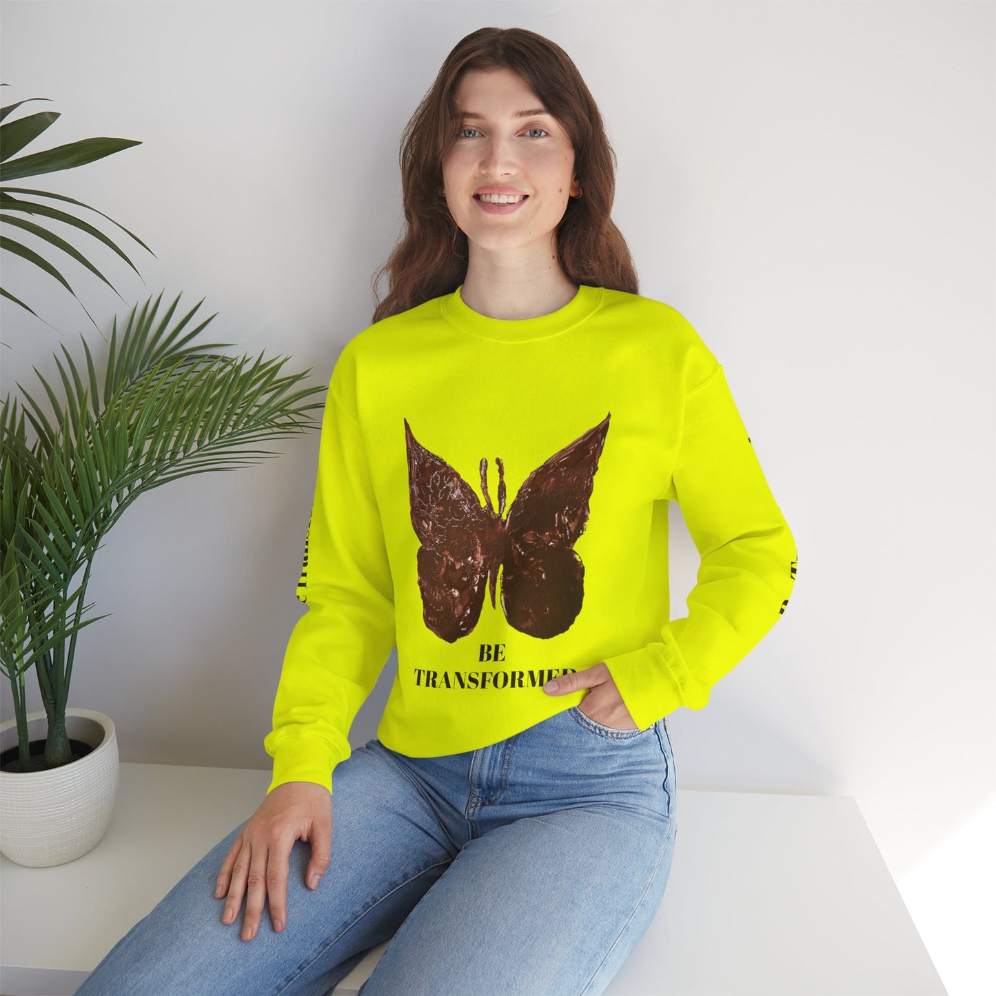 BE TRANSFORMED CREWNECK SWEATSHIRT
