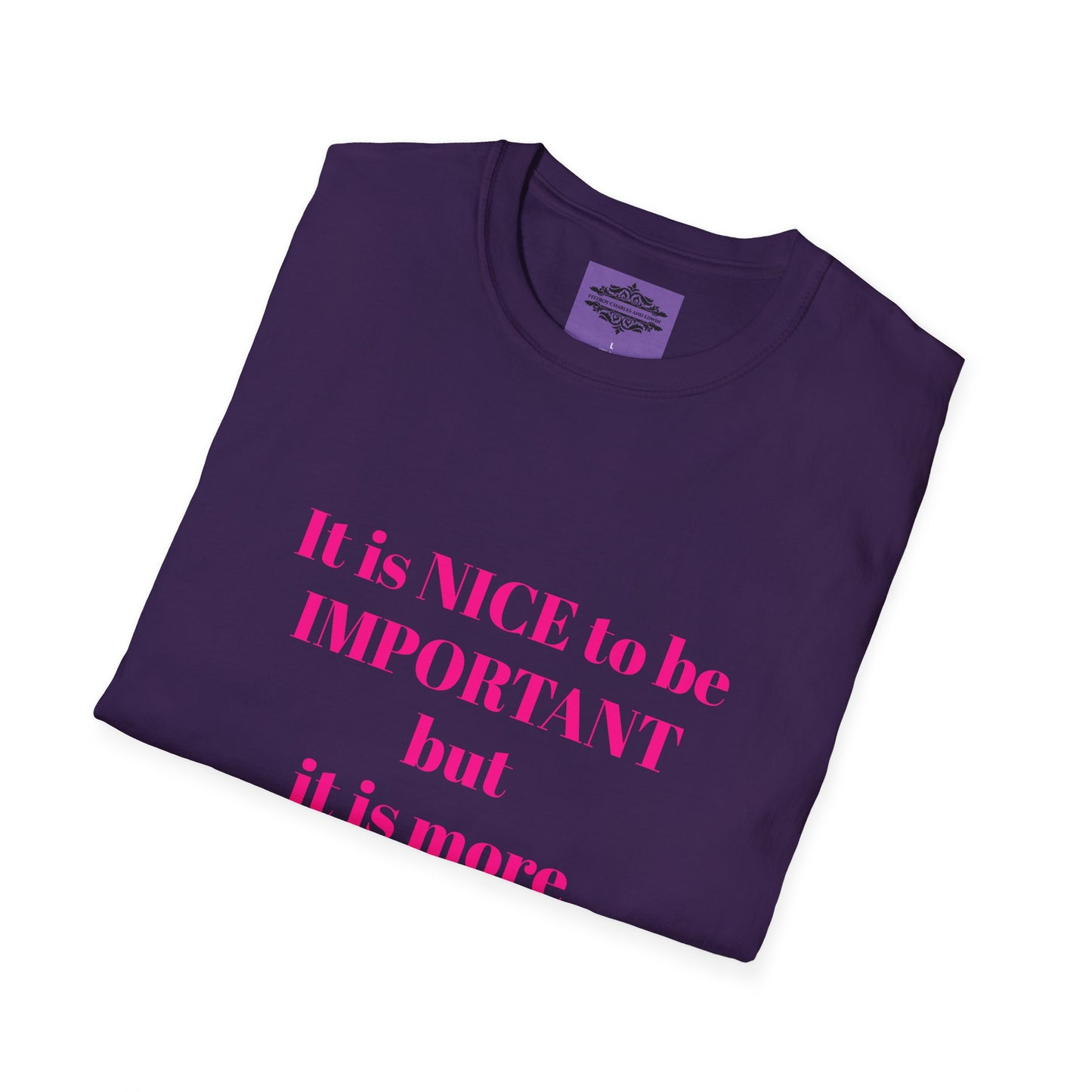 INSPIRATIONAL QUOTE BE NICE TEE