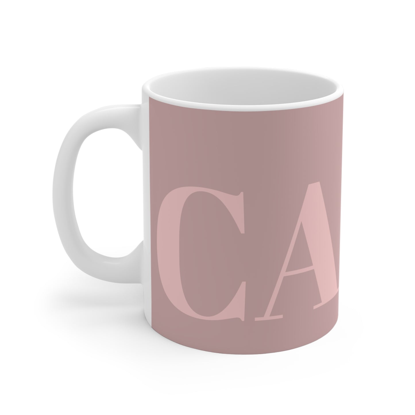 DUSTY PINK ON PINK CALM MUG