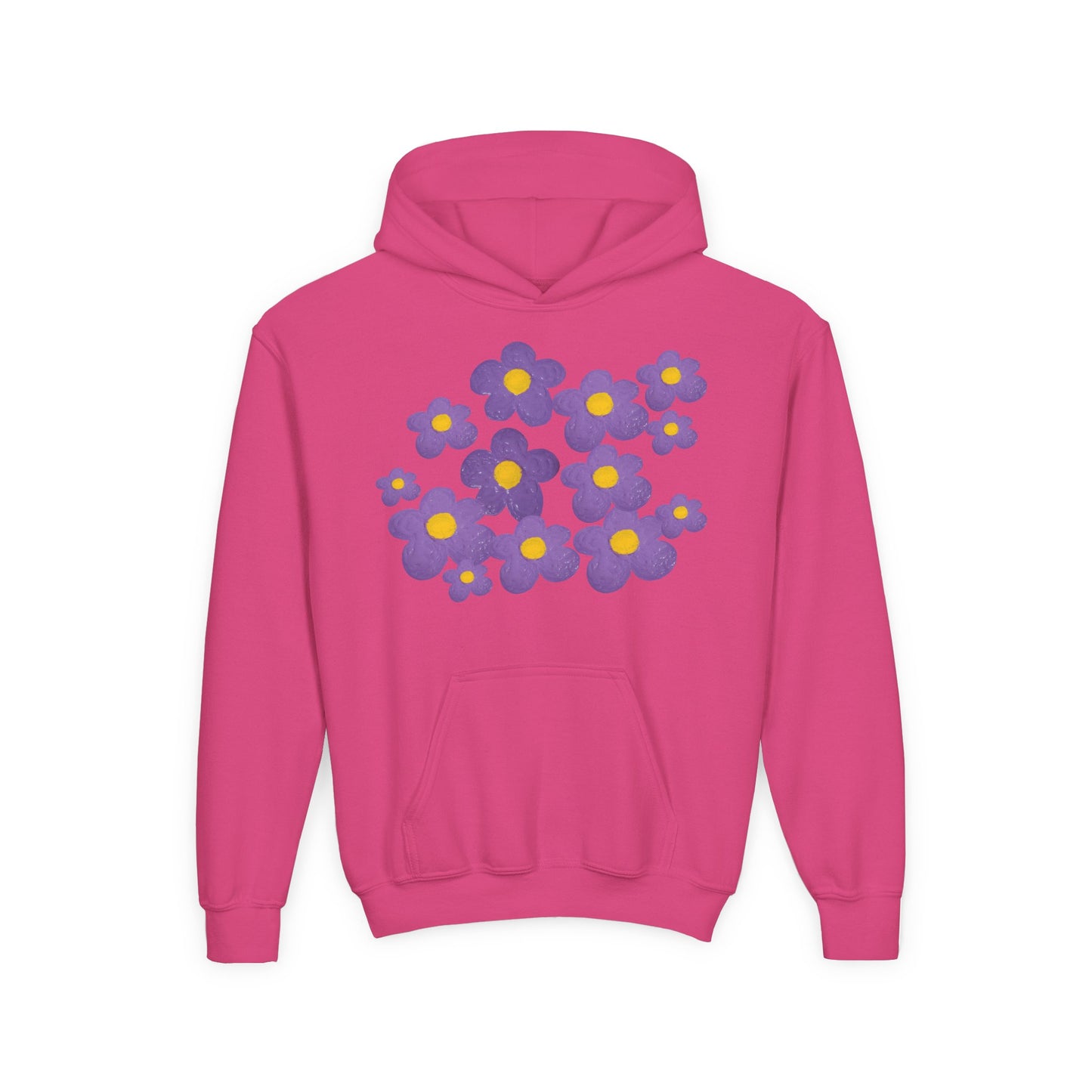 FUN ORANGE HOODED SWEATSHIRT