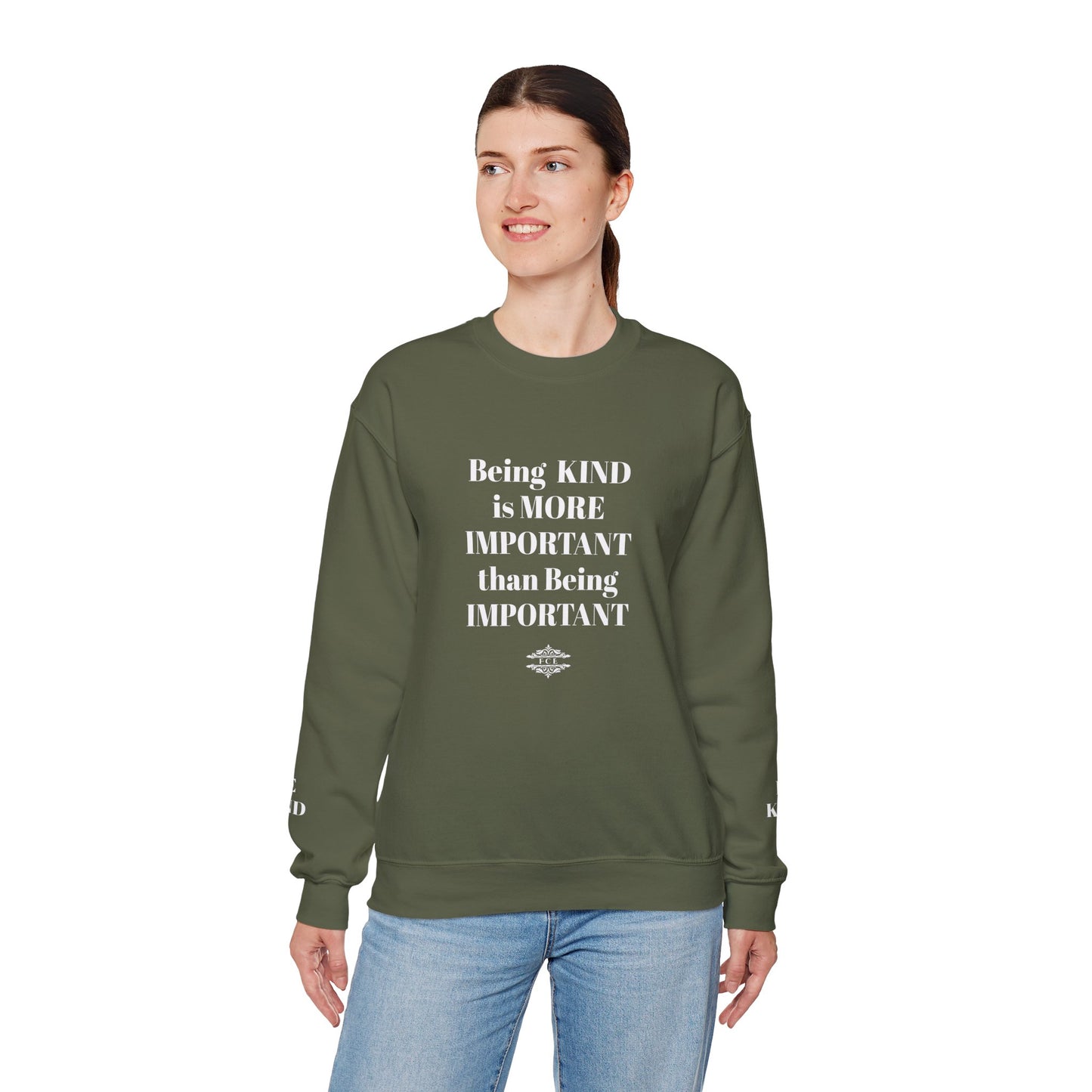 BE KIND CREWNECK SWEATSHIRT