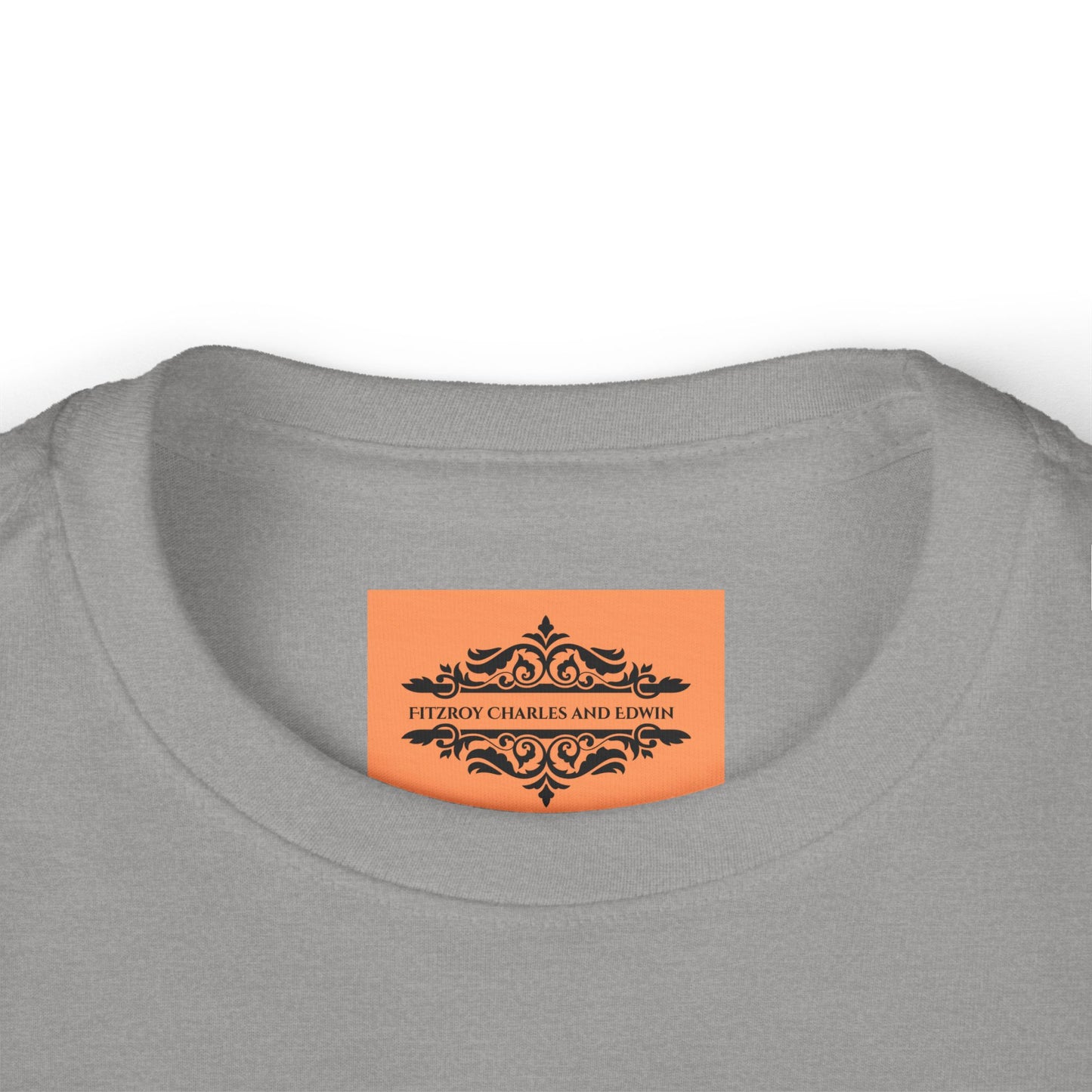 BIG ORANGE FLOWER TODDLER LONG SLEEVE TEE