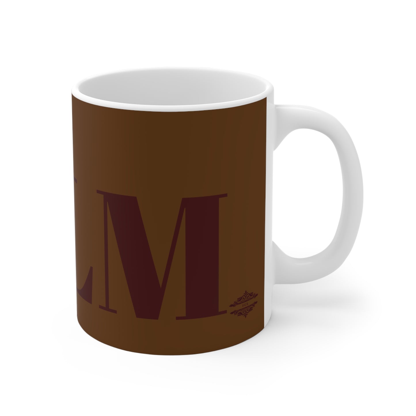 CHOCOLATE BROWN CALM MUG