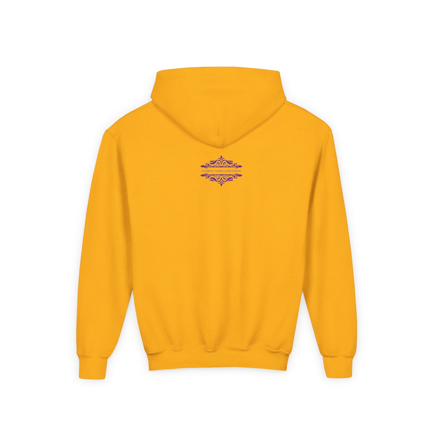 FUN ORANGE HOODED SWEATSHIRT