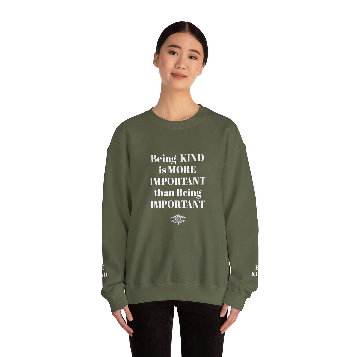 BE KIND CREWNECK SWEATSHIRT