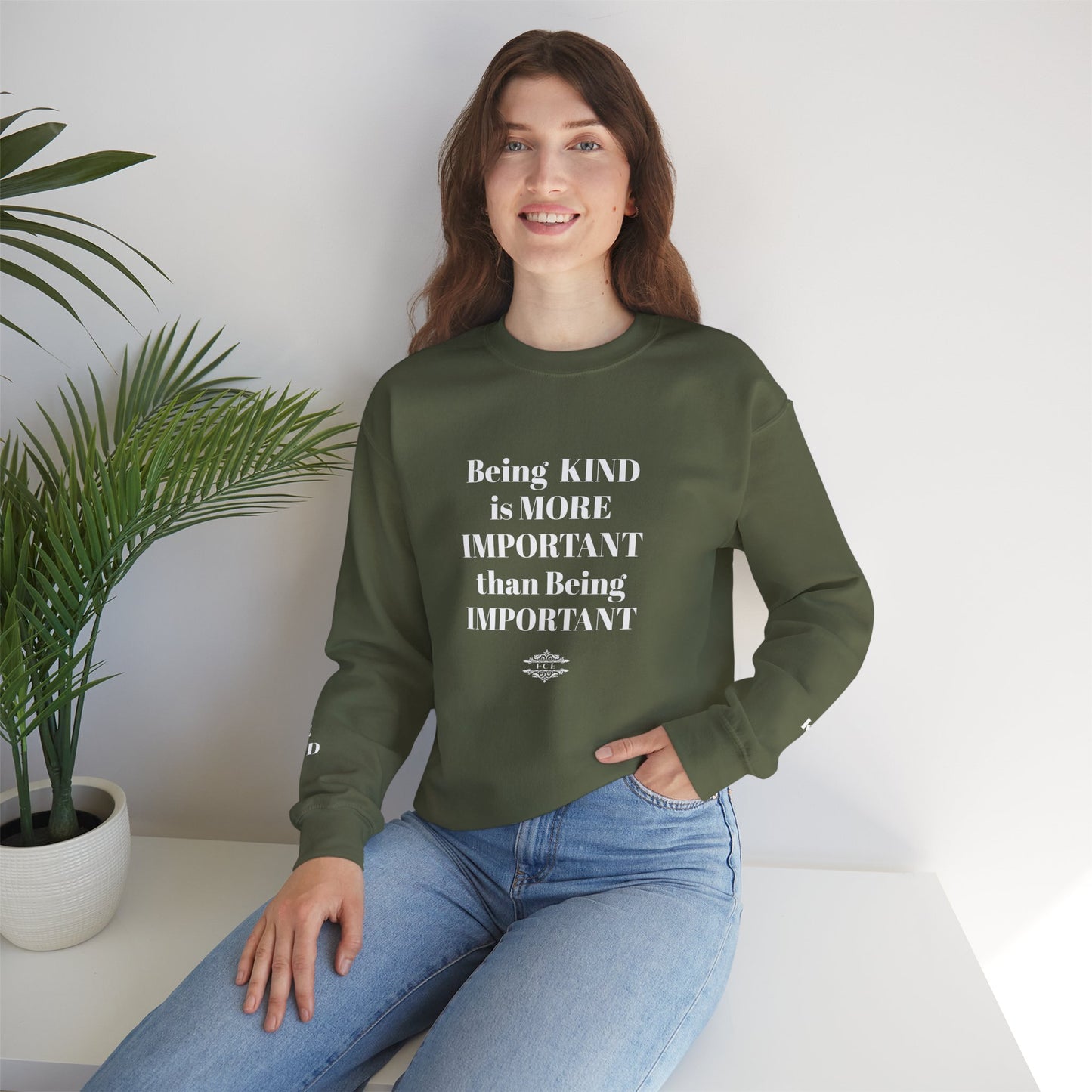 BE KIND CREWNECK SWEATSHIRT