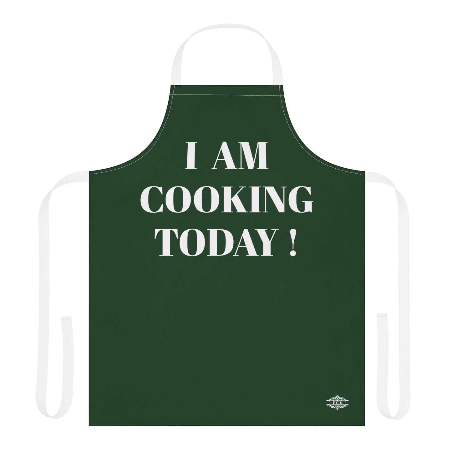 DARK GREEN APRON