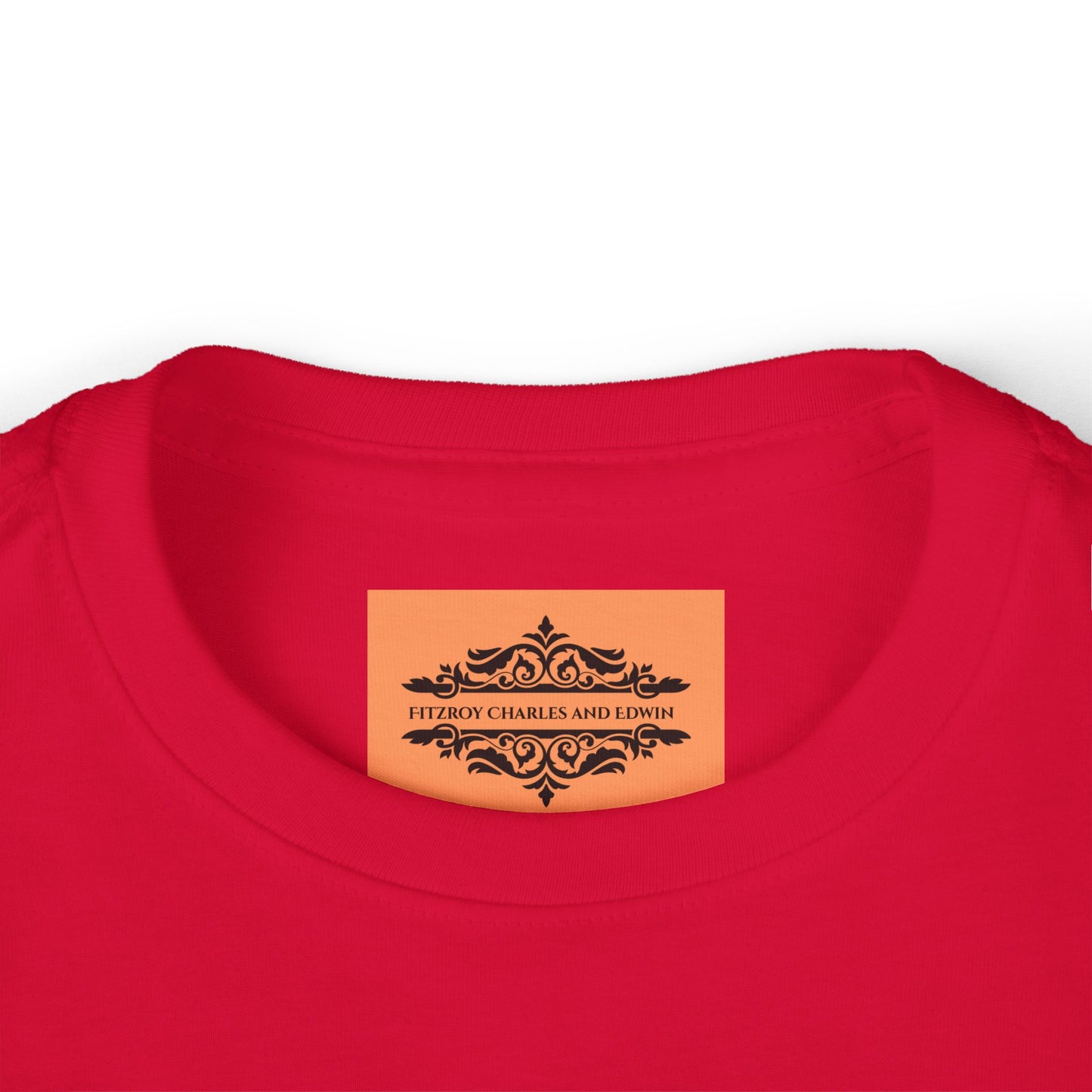 BIG ORANGE FLOWER TODDLER LONG SLEEVE TEE