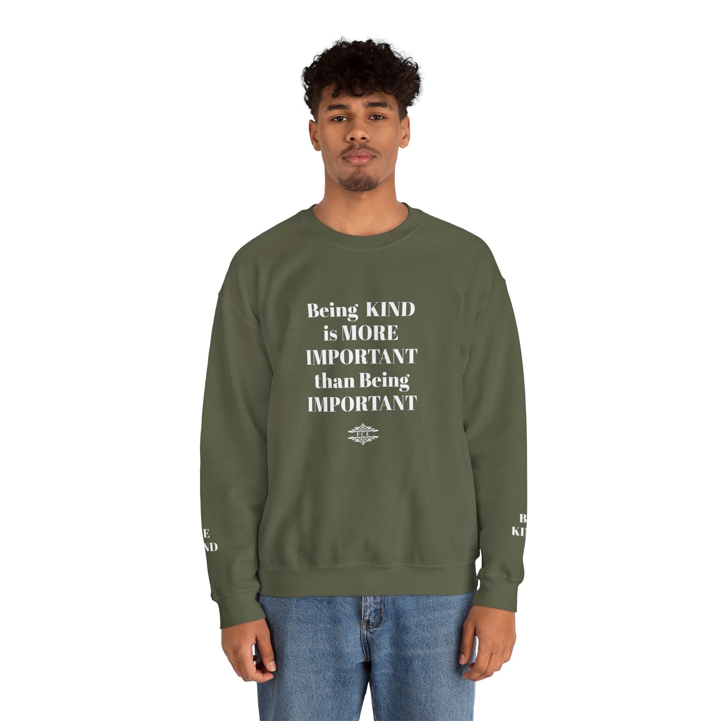 BE KIND CREWNECK SWEATSHIRT