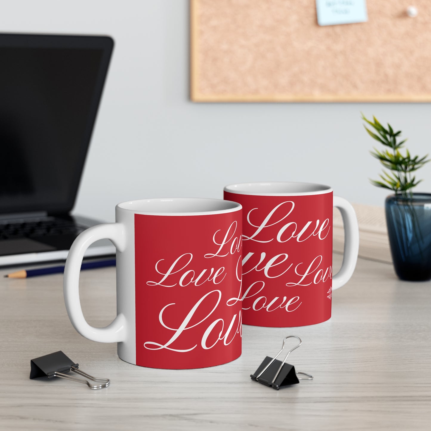 MORE AND MORE SCRIPT LOVE MUG