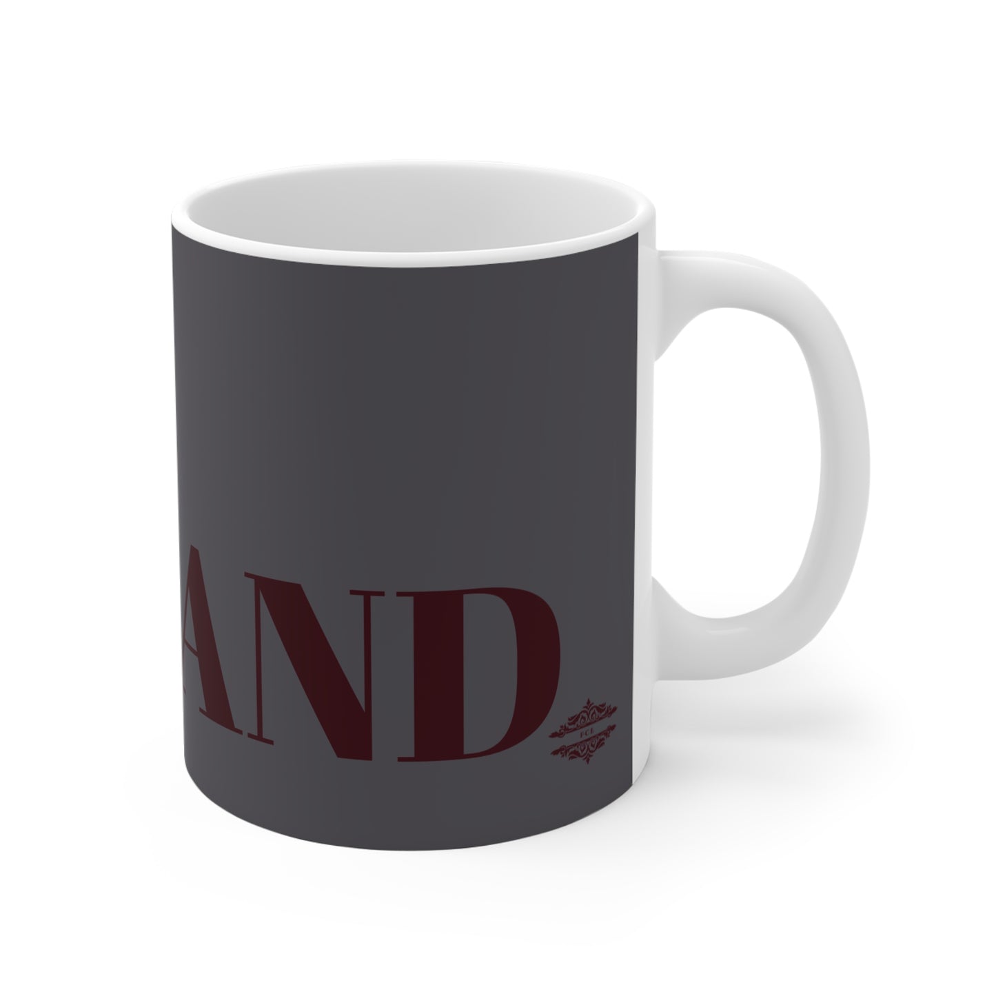 DARK GREY HUSBAND MUG