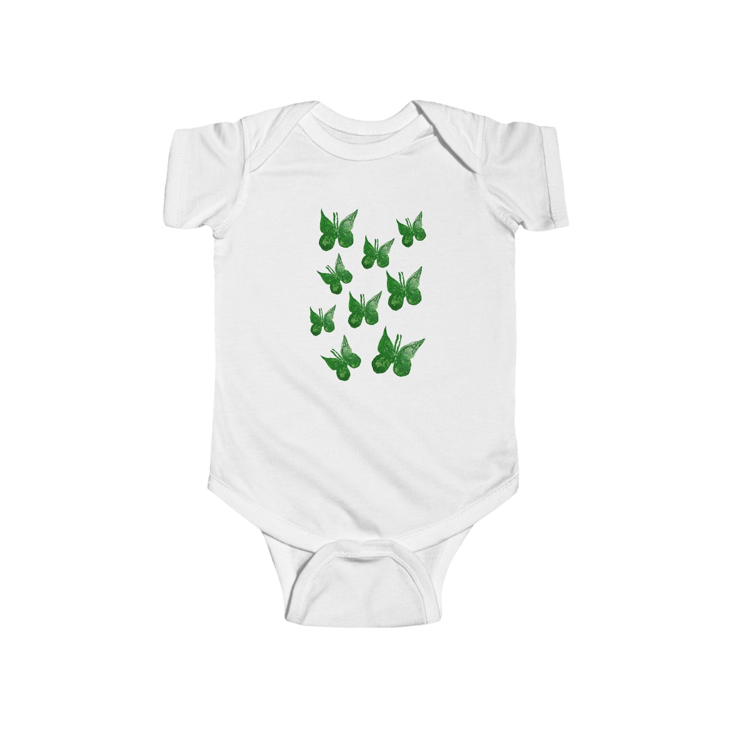 MINI GREEN BUTTERFLIES INFANT BODYSUIT