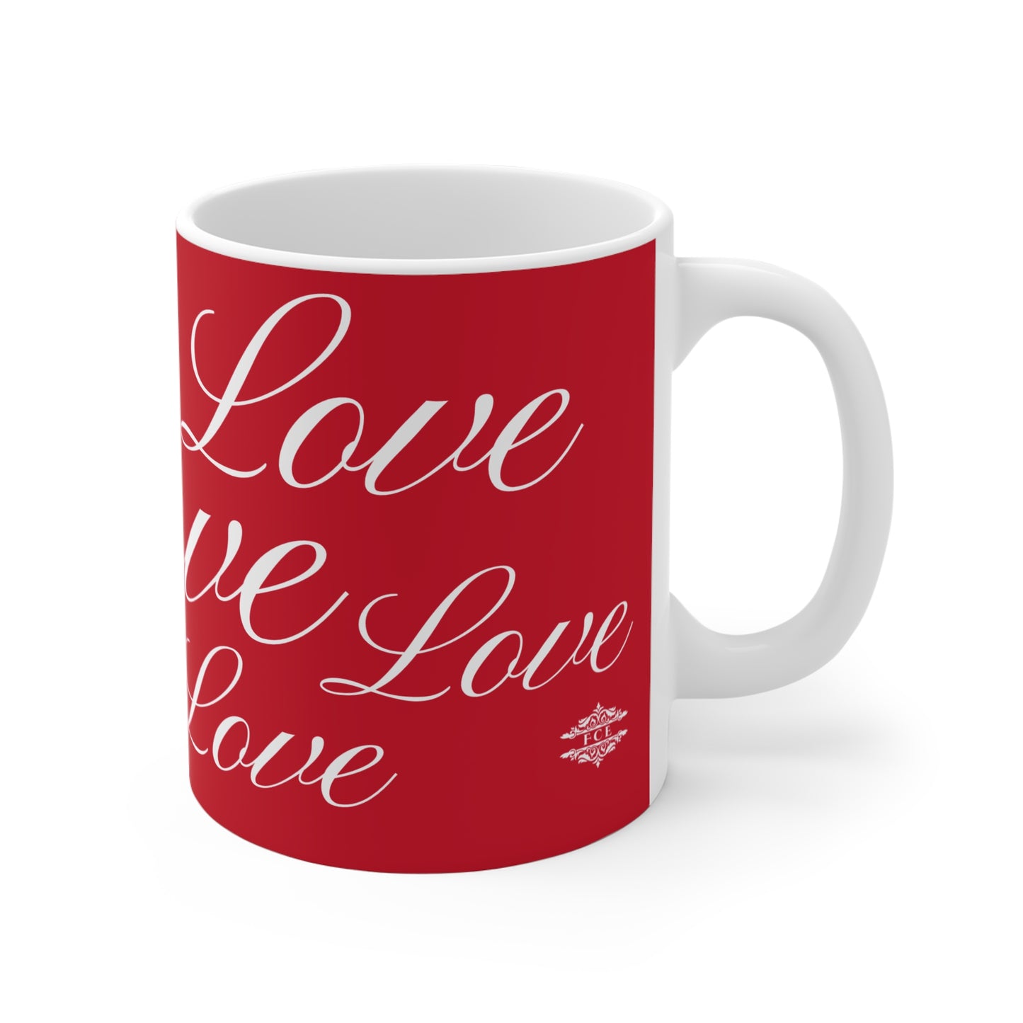 MORE AND MORE SCRIPT LOVE MUG