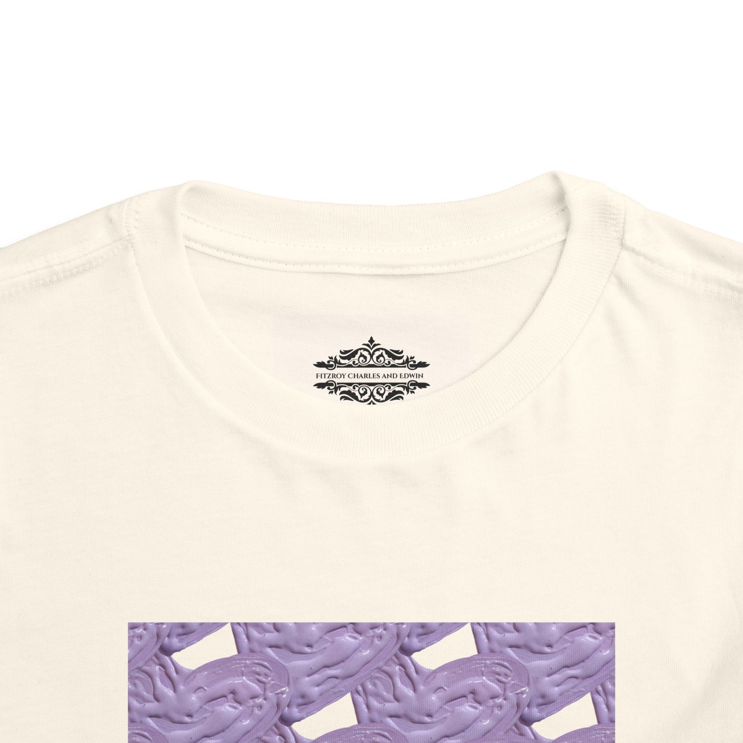 CUTE PURPLE HEART TODDLER TEE
