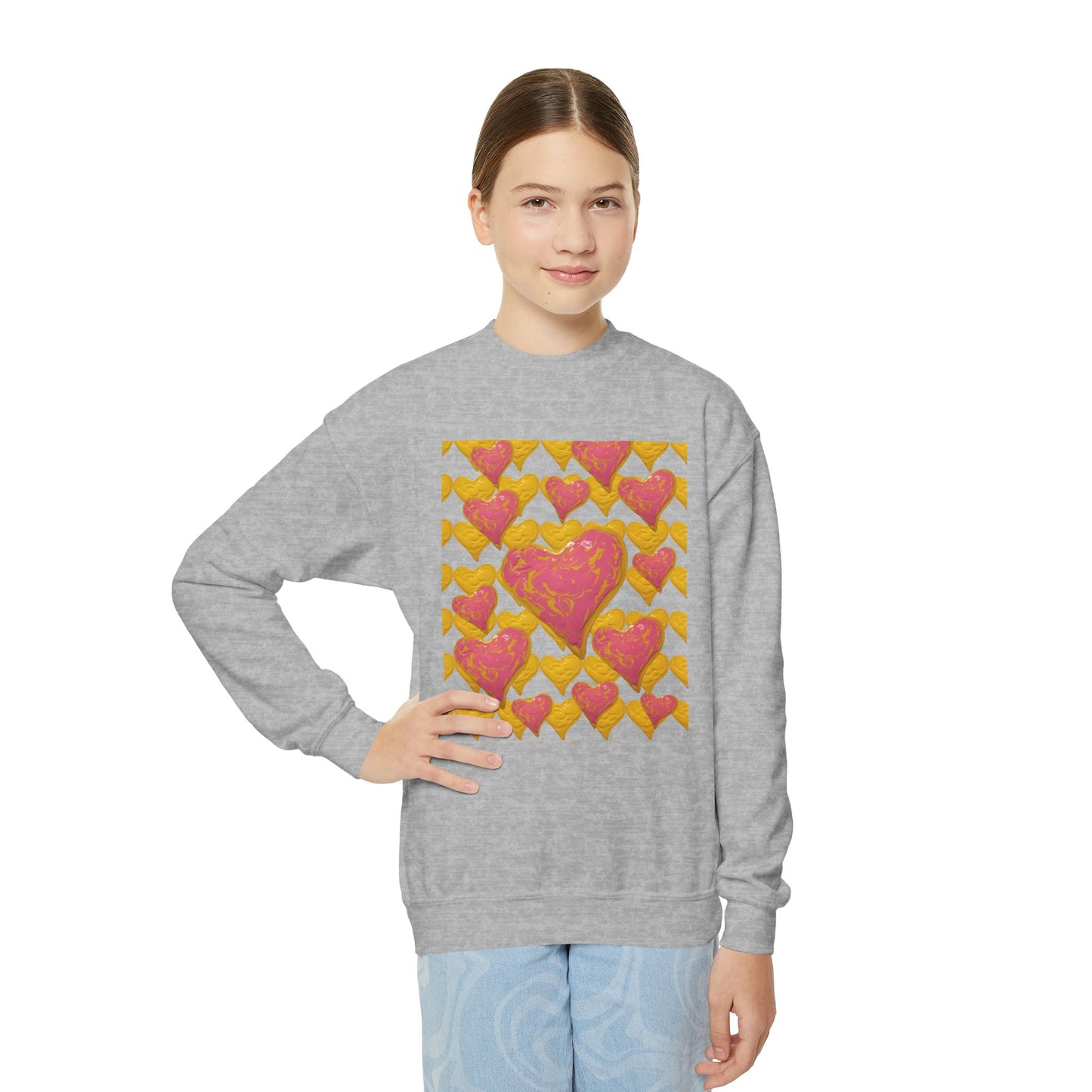 LOVELY HEARTS SWEATSHIRT