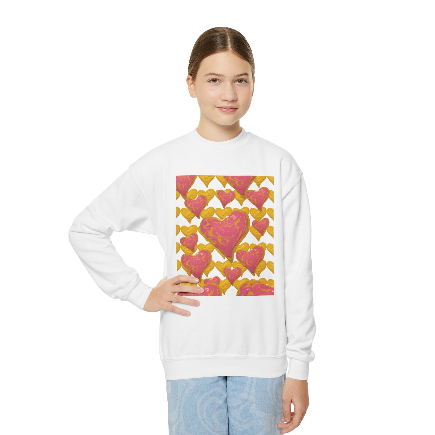 HEARTS SWEATSHIRT
