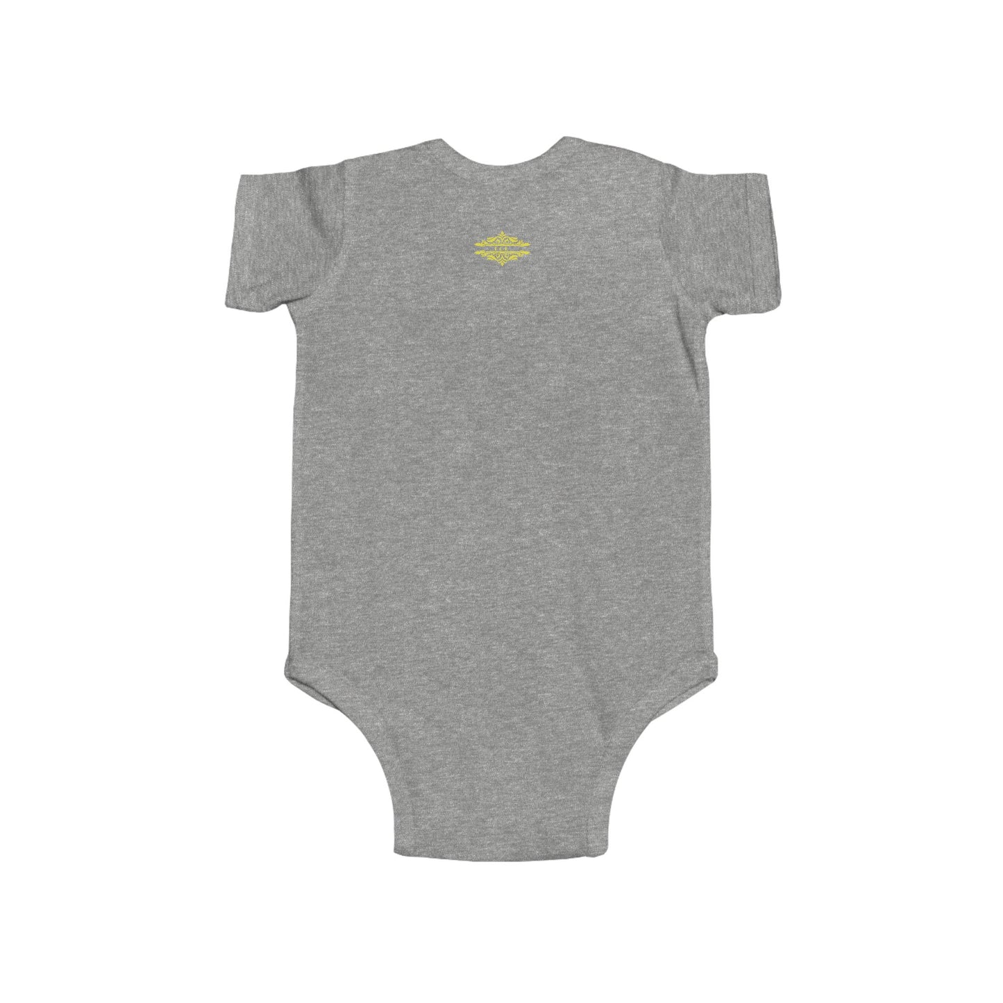 CUTE YELLOW HEART INFANT BODYSUIT