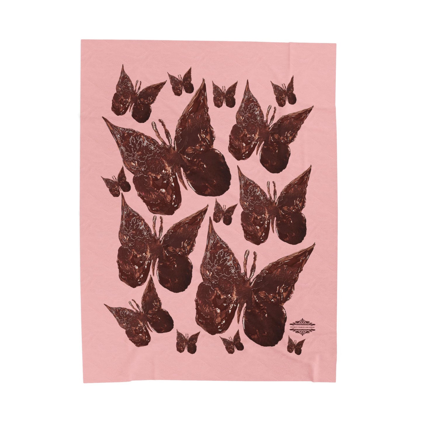 ROSE PINK VELVETEEN PLUSH BLANKET