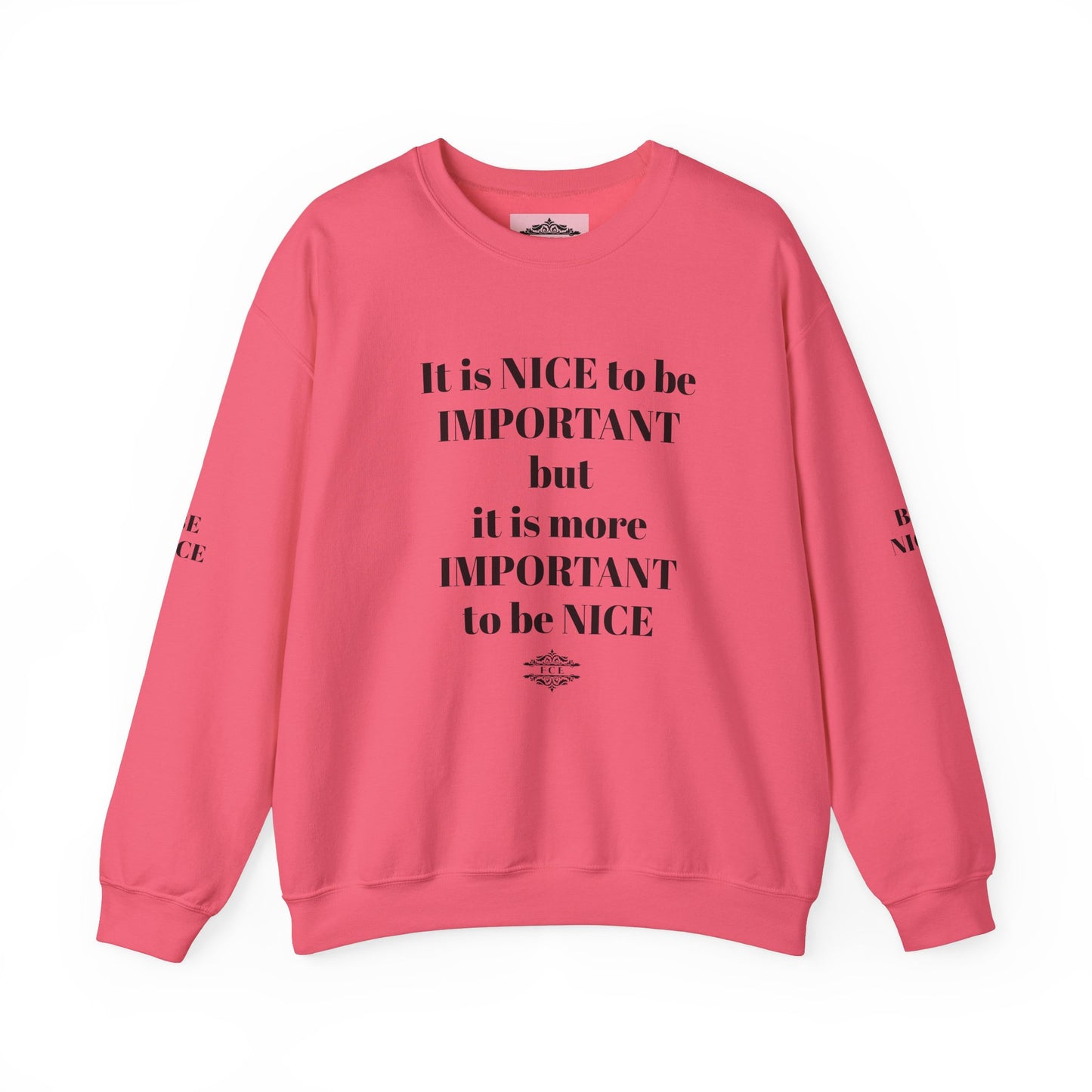 IT IS IMPORTANT CREWNECK SWEATSHIRT