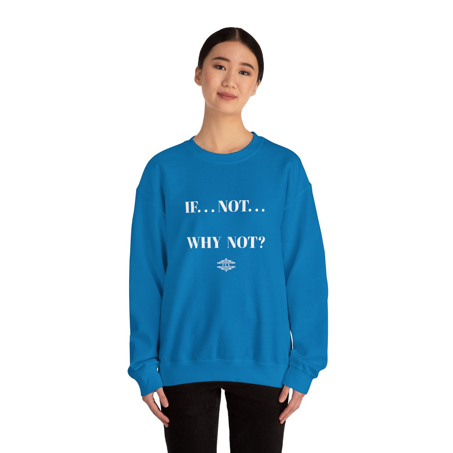WHY NOT CREWNECK SWEATSHIRT