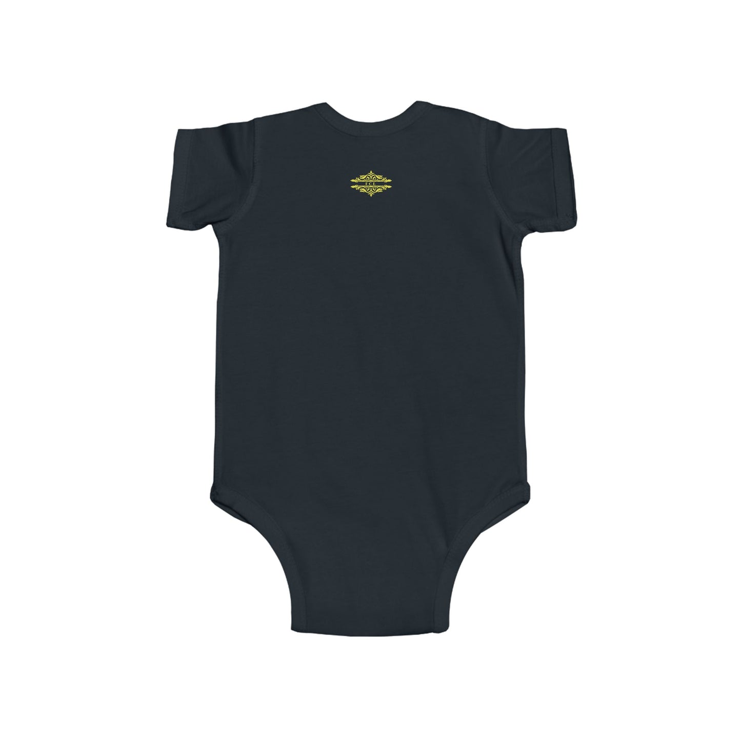 CUTE YELLOW HEART INFANT BODYSUIT
