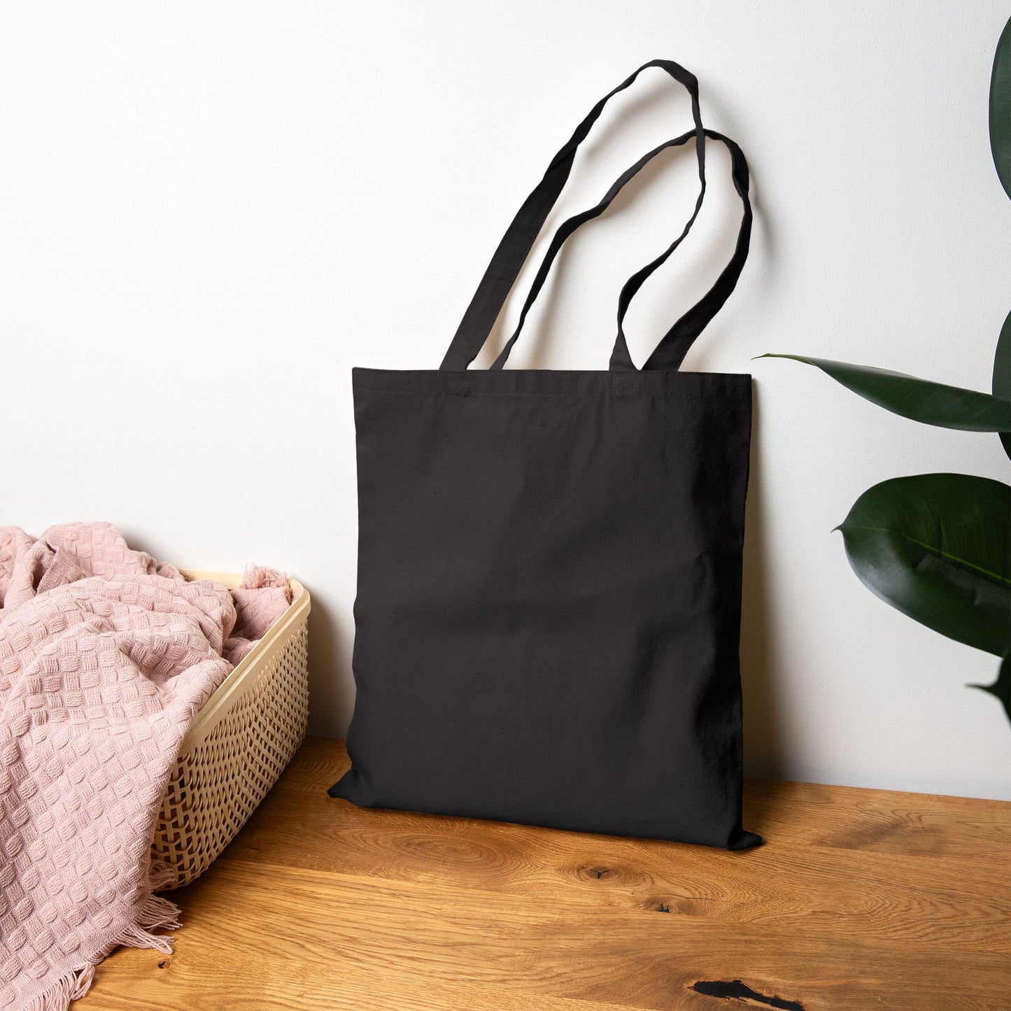 ECO-FRIENDLY VINTAGE FLORAL CANVAS TOTE BAG