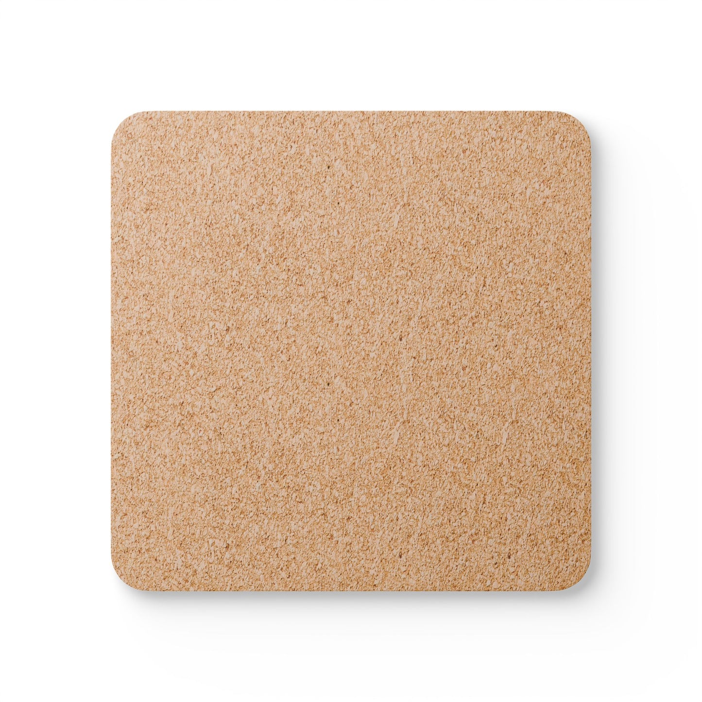 DARK GREEN WITH BROWN BUTTERFLIES CORKWOOD COASTERS