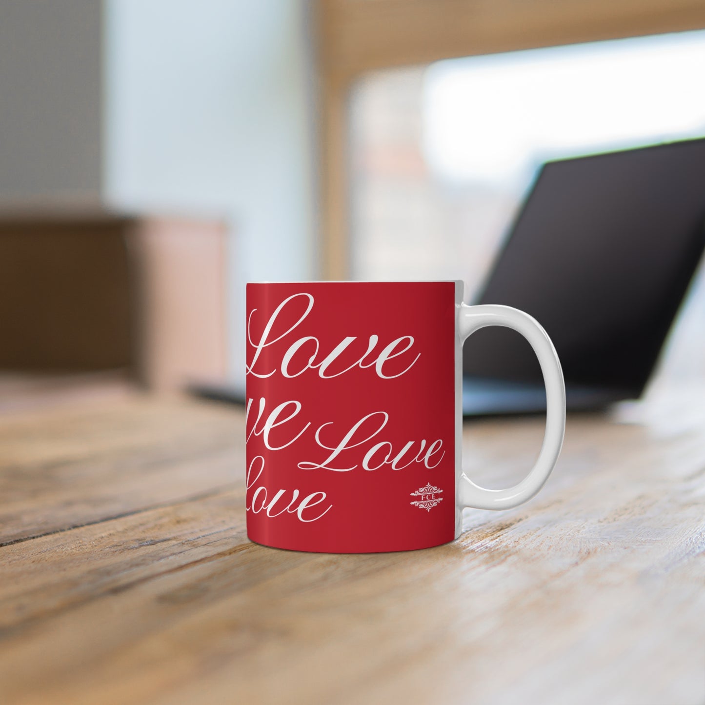 MORE AND MORE SCRIPT LOVE MUG