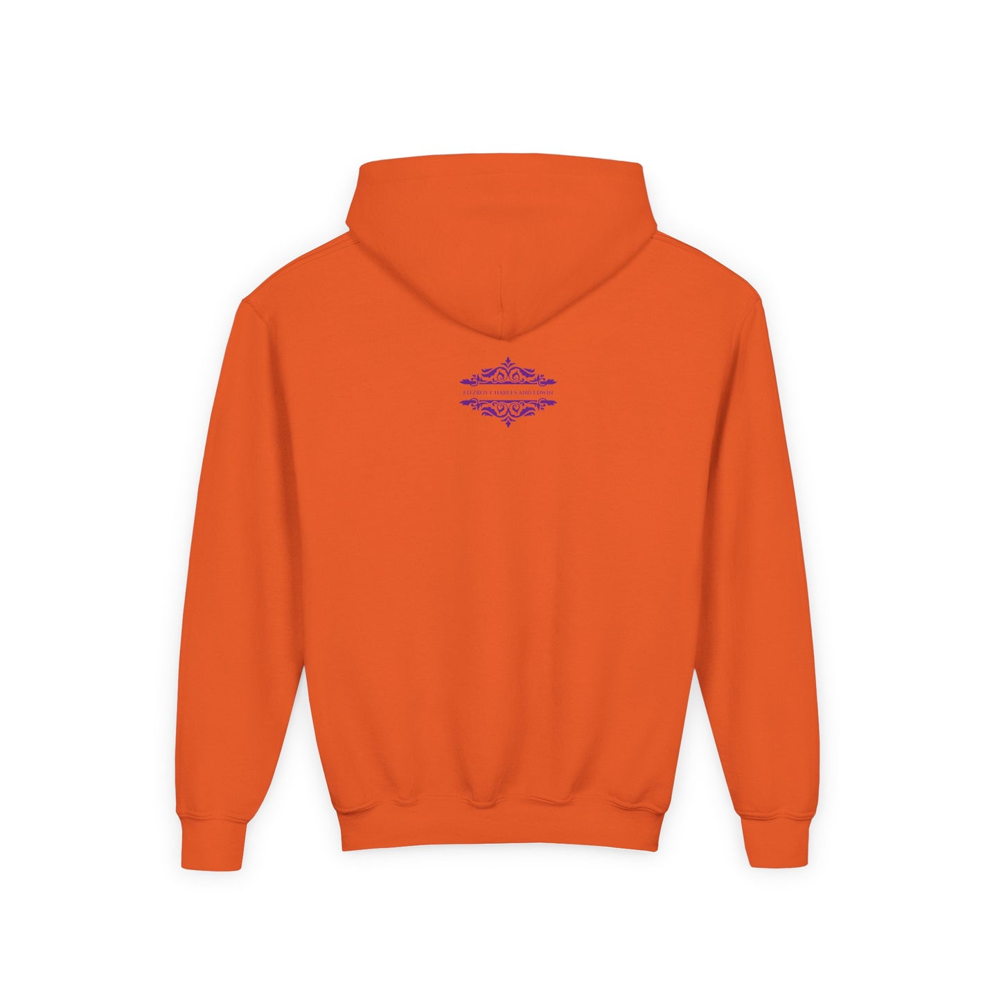 FUN ORANGE HOODED SWEATSHIRT