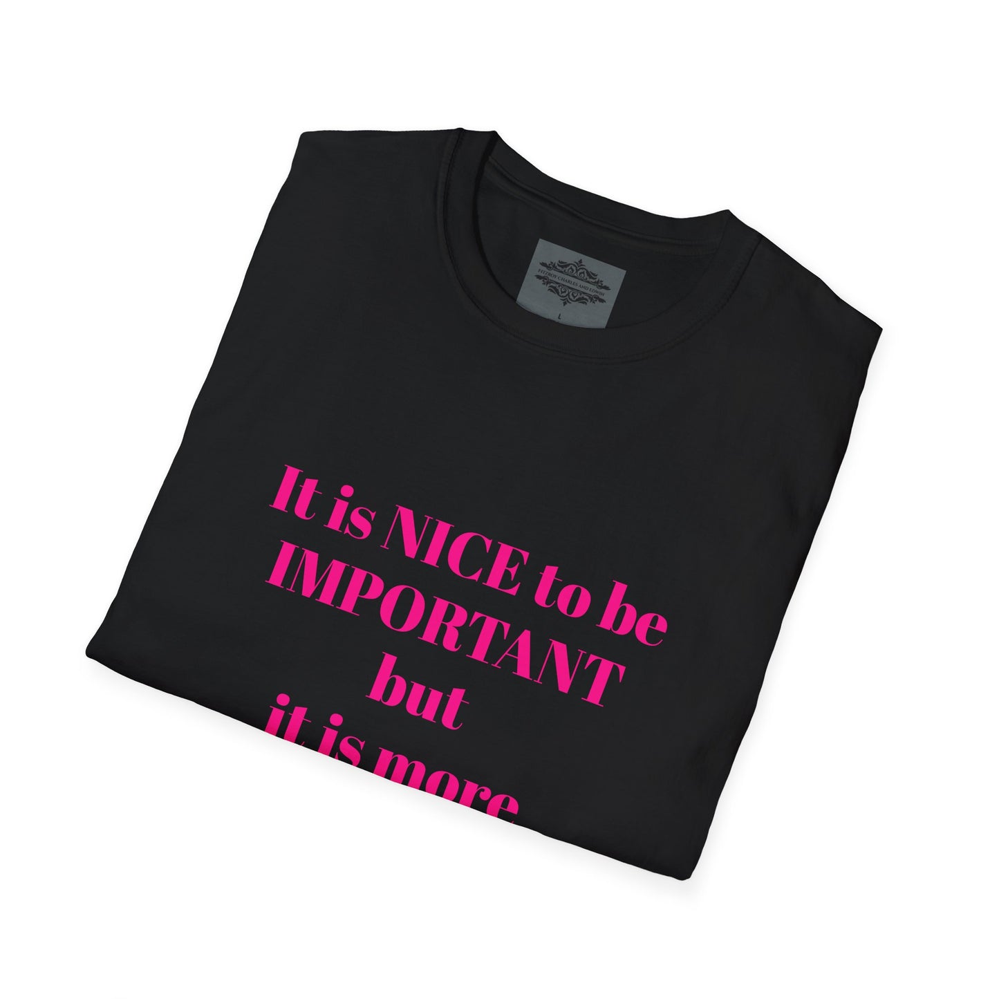 INSPIRATIONAL QUOTE BE NICE TEE