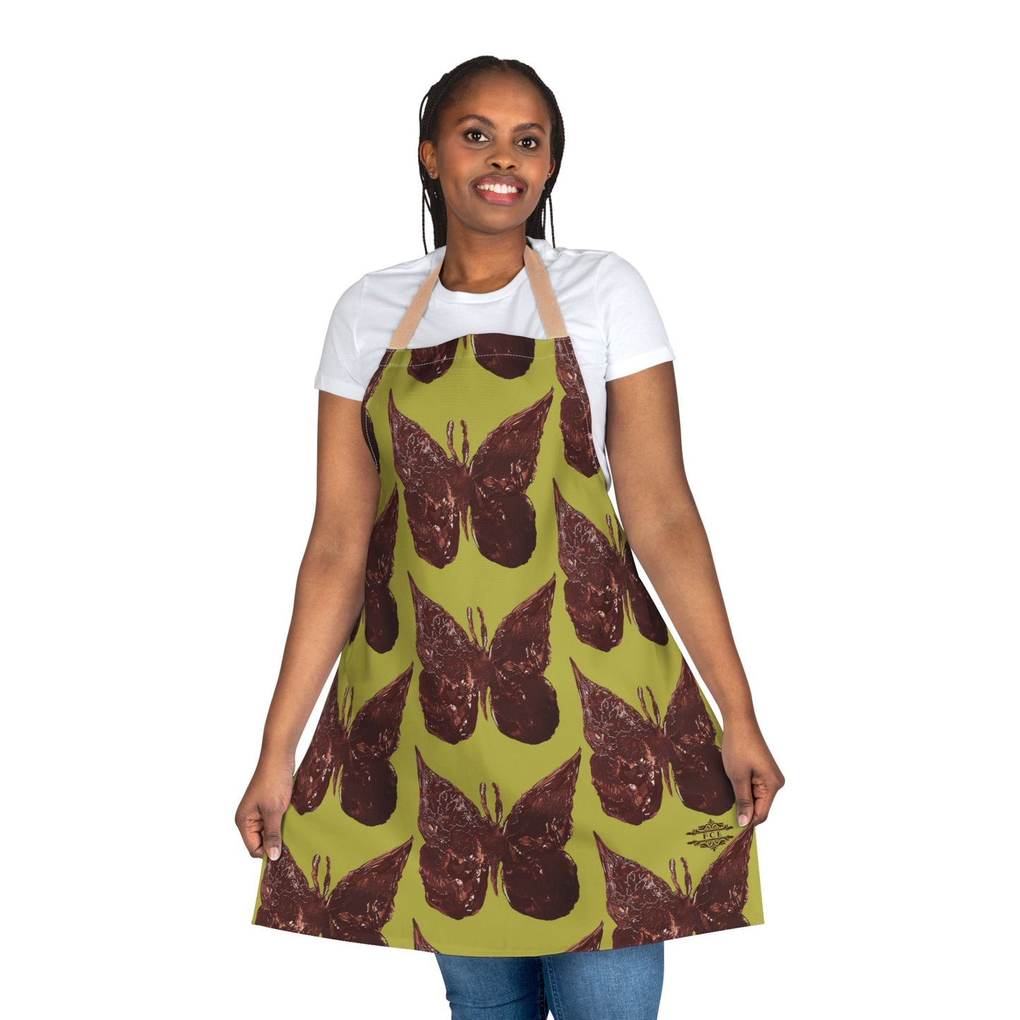 OLIVE GREEN APRON