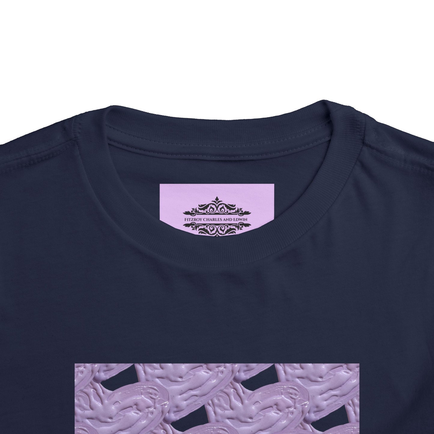 CUTE PURPLE HEART TODDLER TEE