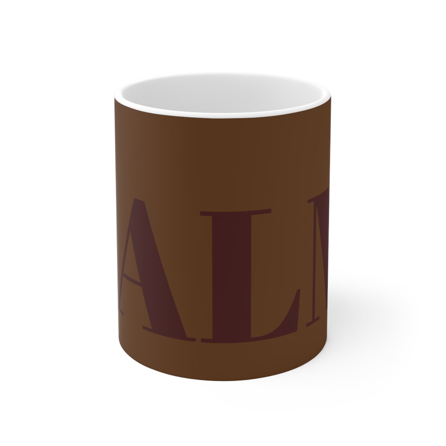 CHOCOLATE BROWN CALM MUG