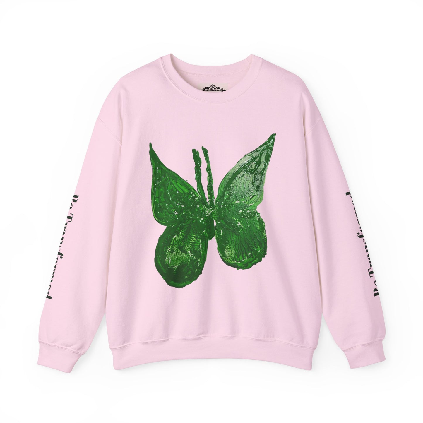 GREEN BUTTERFLY CREWNECK SWEATSHIRT