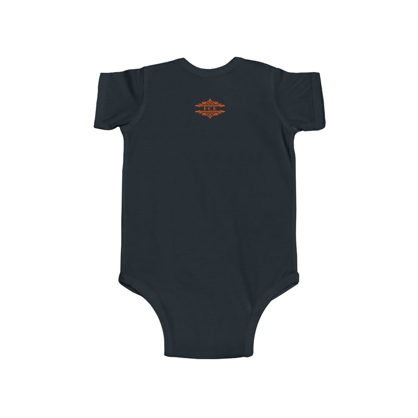 ORANGE FLOWERS INFANT BODYSUIT