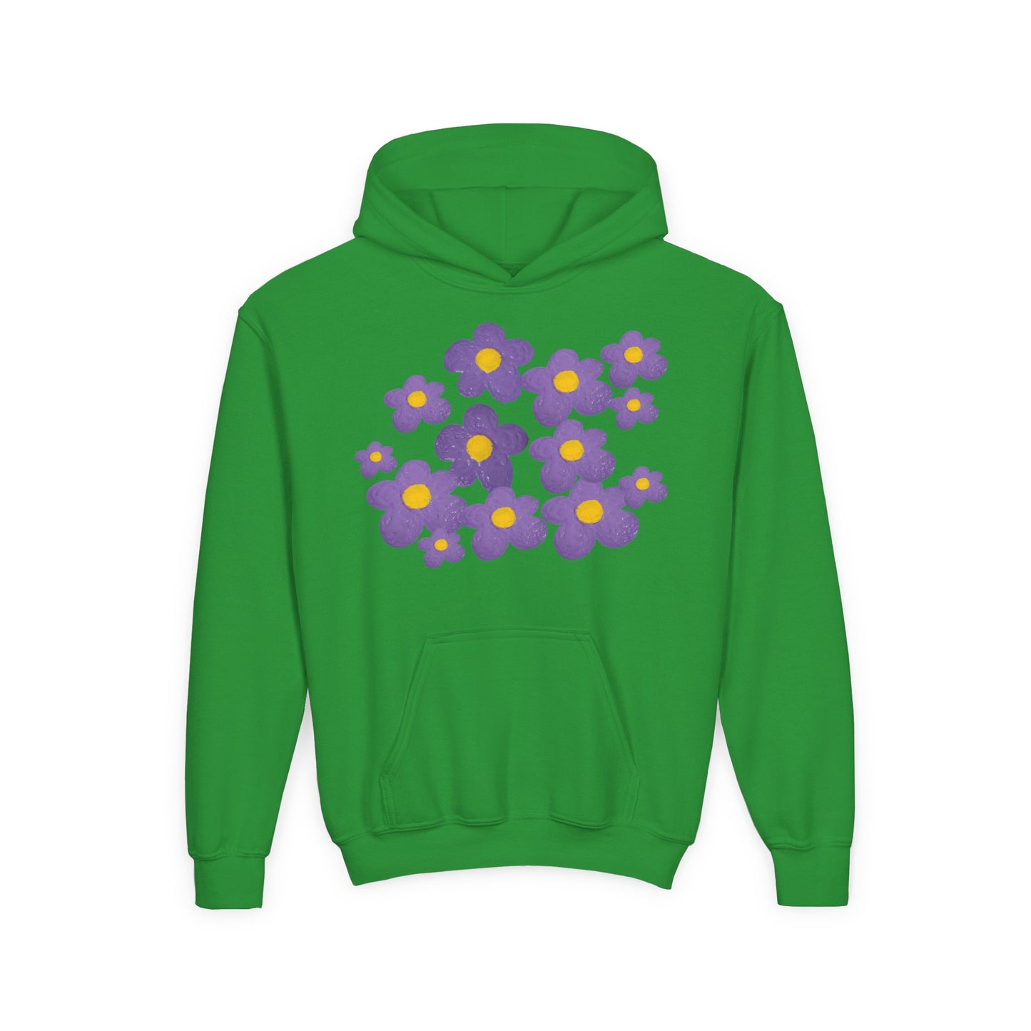 FUN ORANGE HOODED SWEATSHIRT