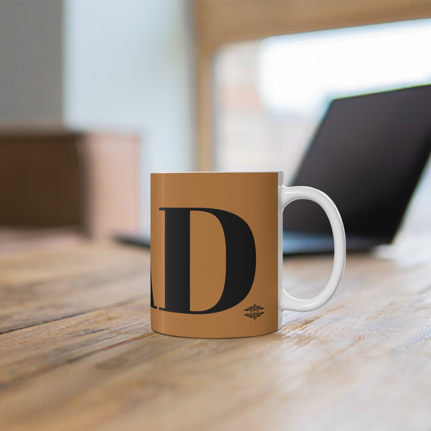 LIGHT BROWN DAD MUG