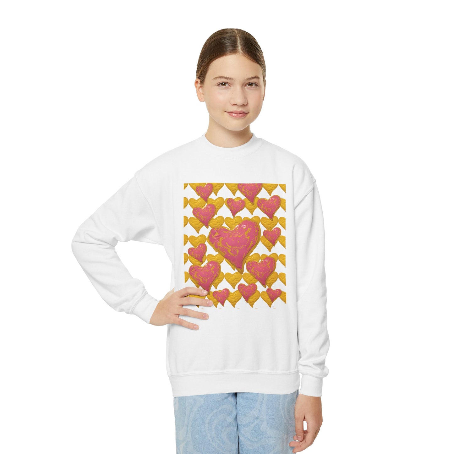 LOVELY HEARTS SWEATSHIRT