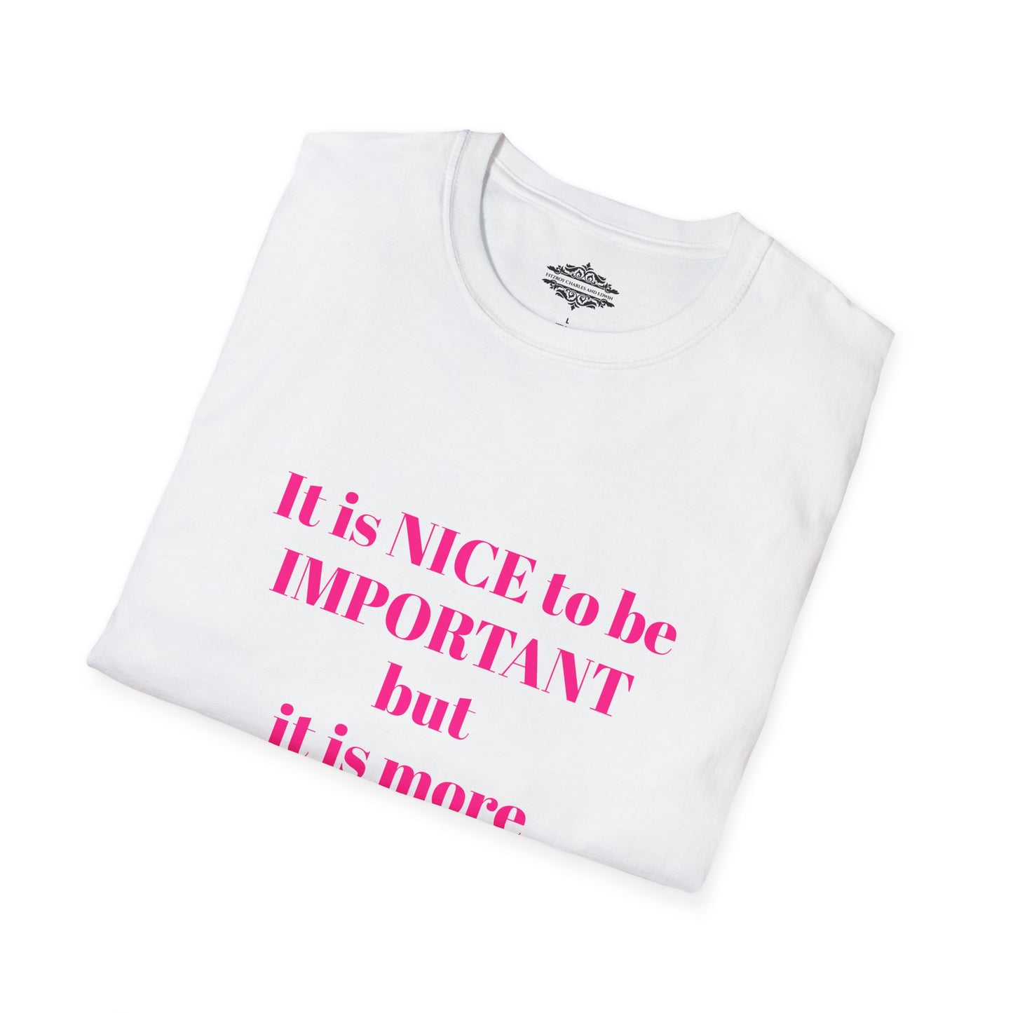 INSPIRATIONAL QUOTE BE NICE TEE