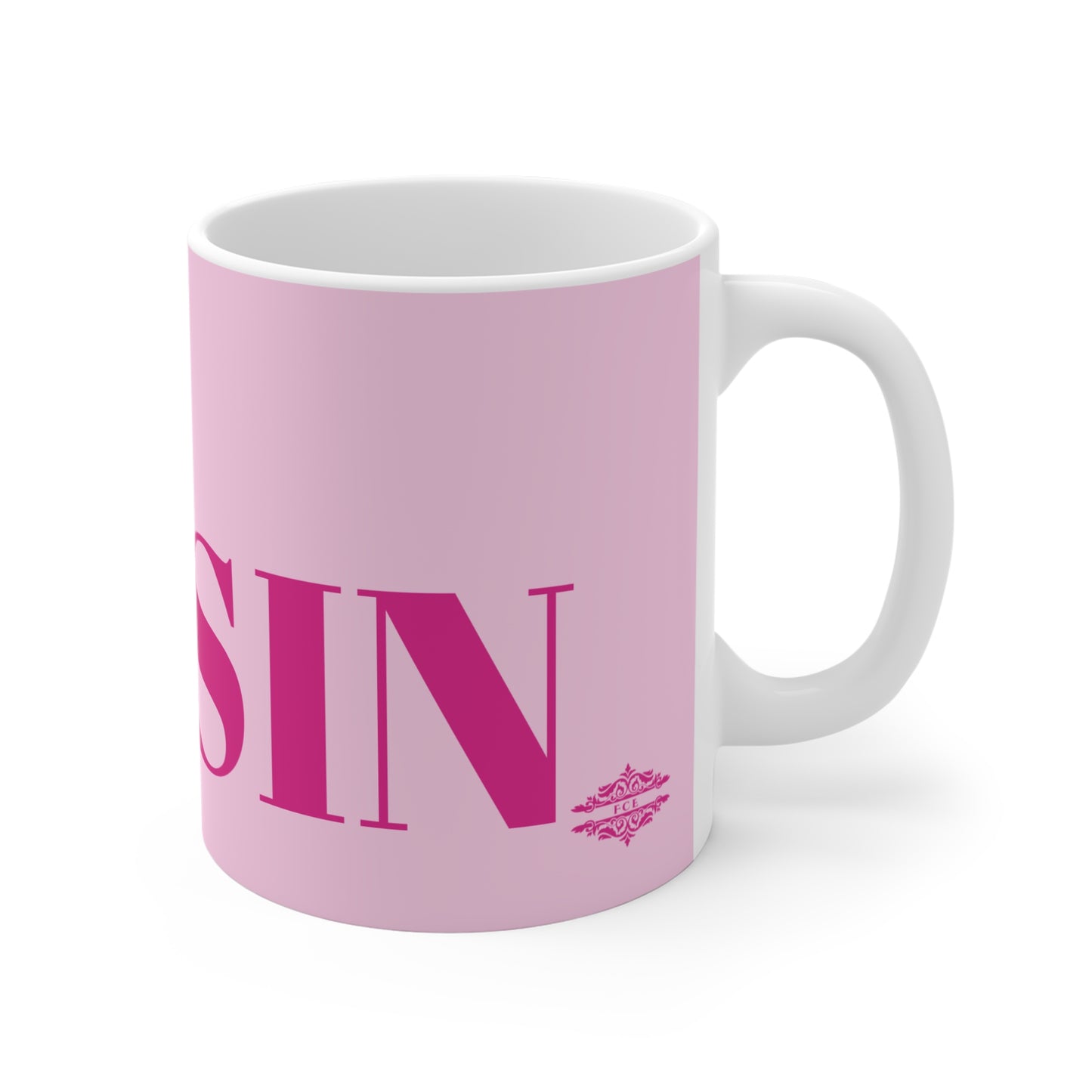 LIGHT PINK COUSIN MUG