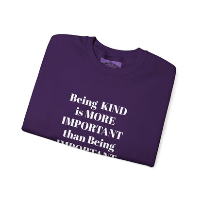 BE KIND CREWNECK SWEATSHIRT