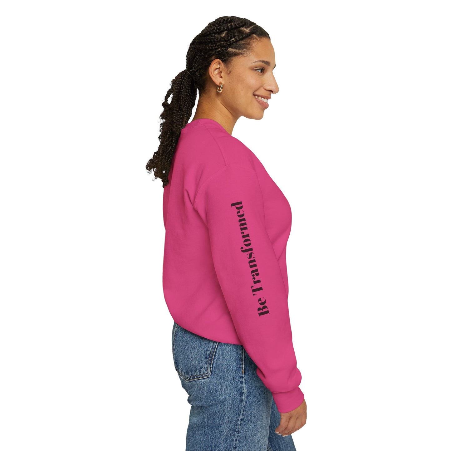 BE TRANSFORMED CREWNECK SWEATSHIRT