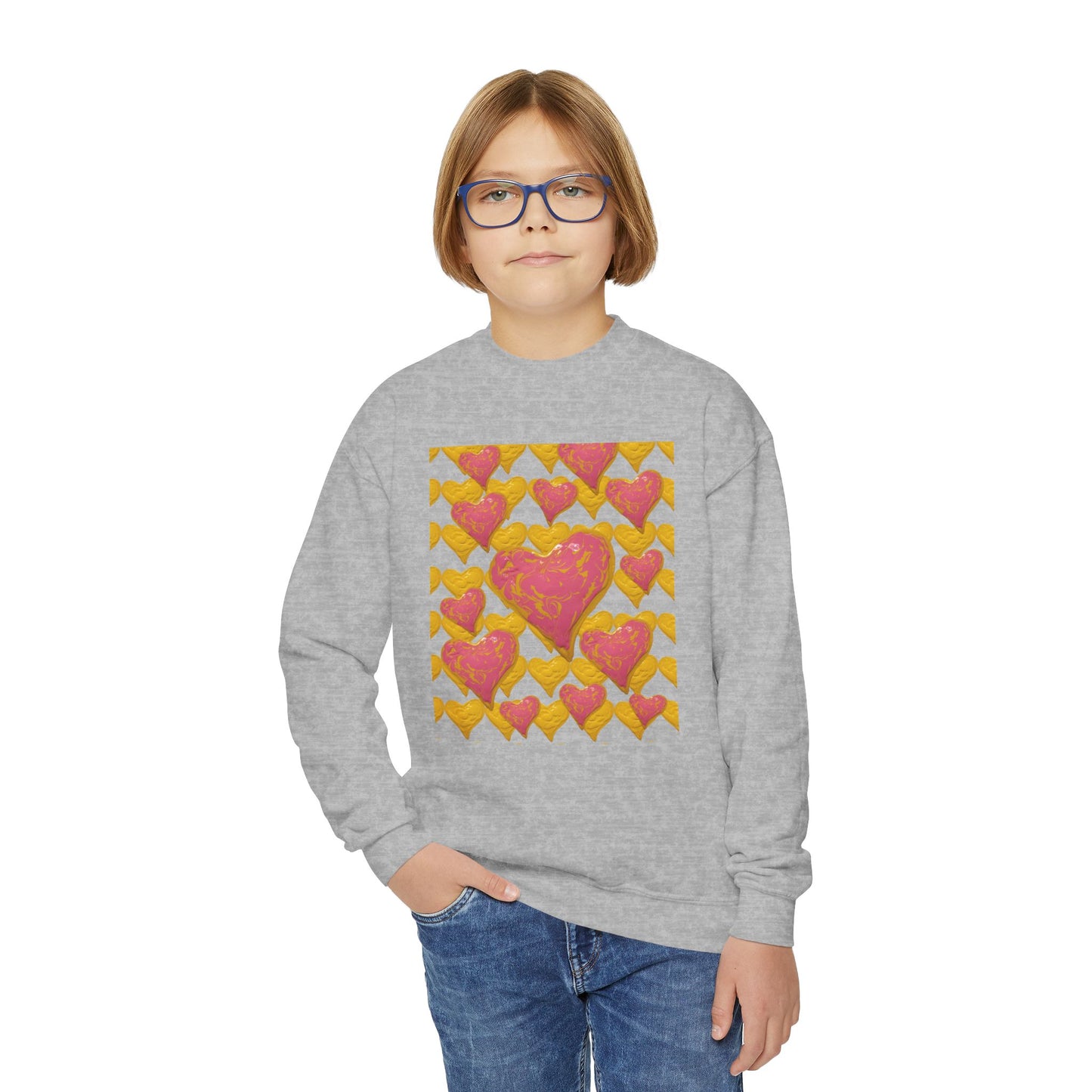 LOVELY HEARTS SWEATSHIRT