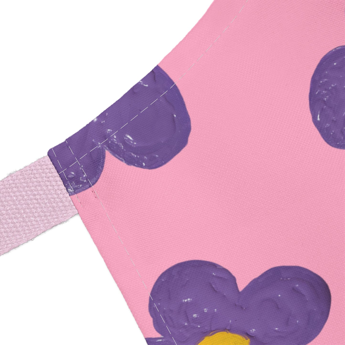 PINK AND LAVENDER FLORAL APRON