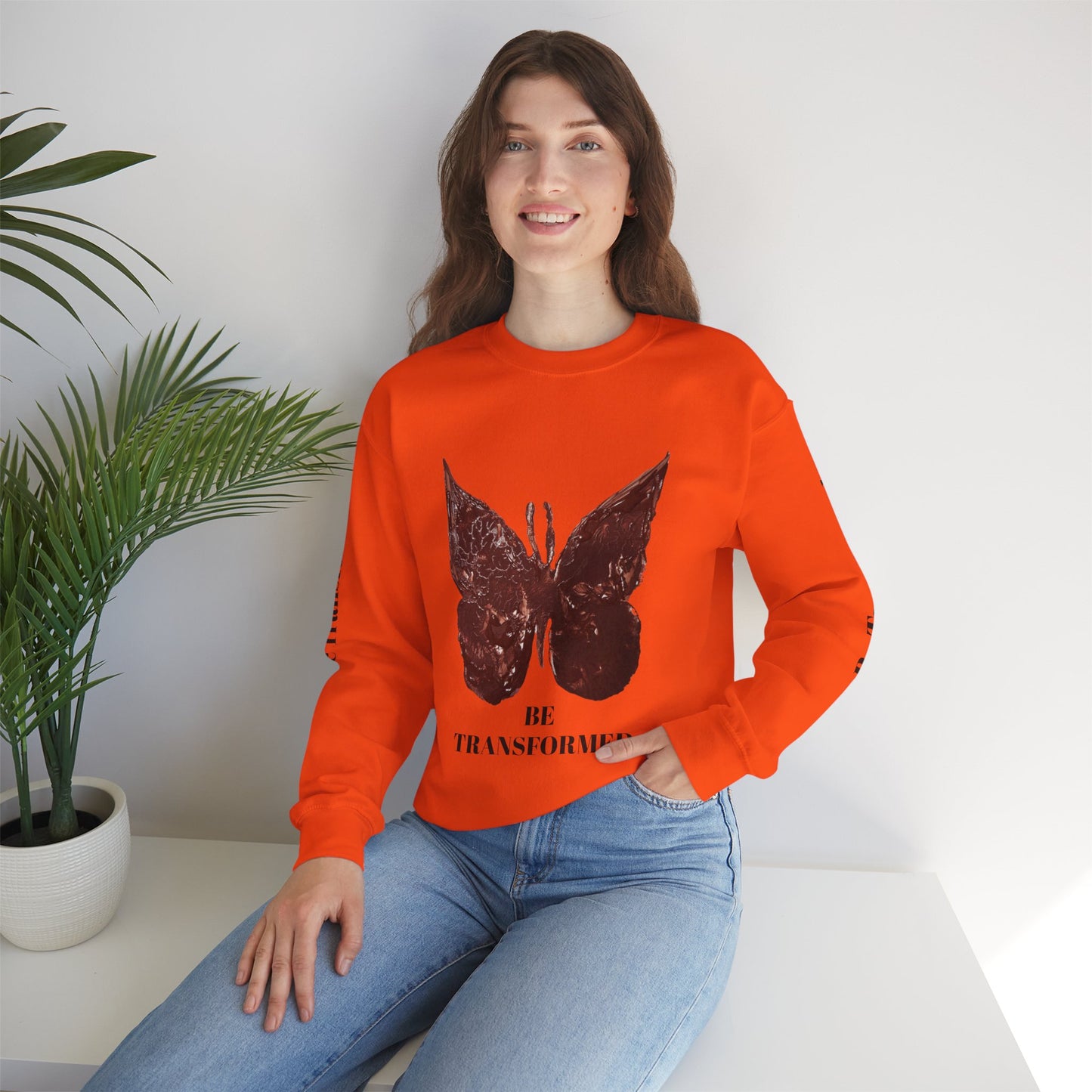 BE TRANSFORMED CREWNECK SWEATSHIRT