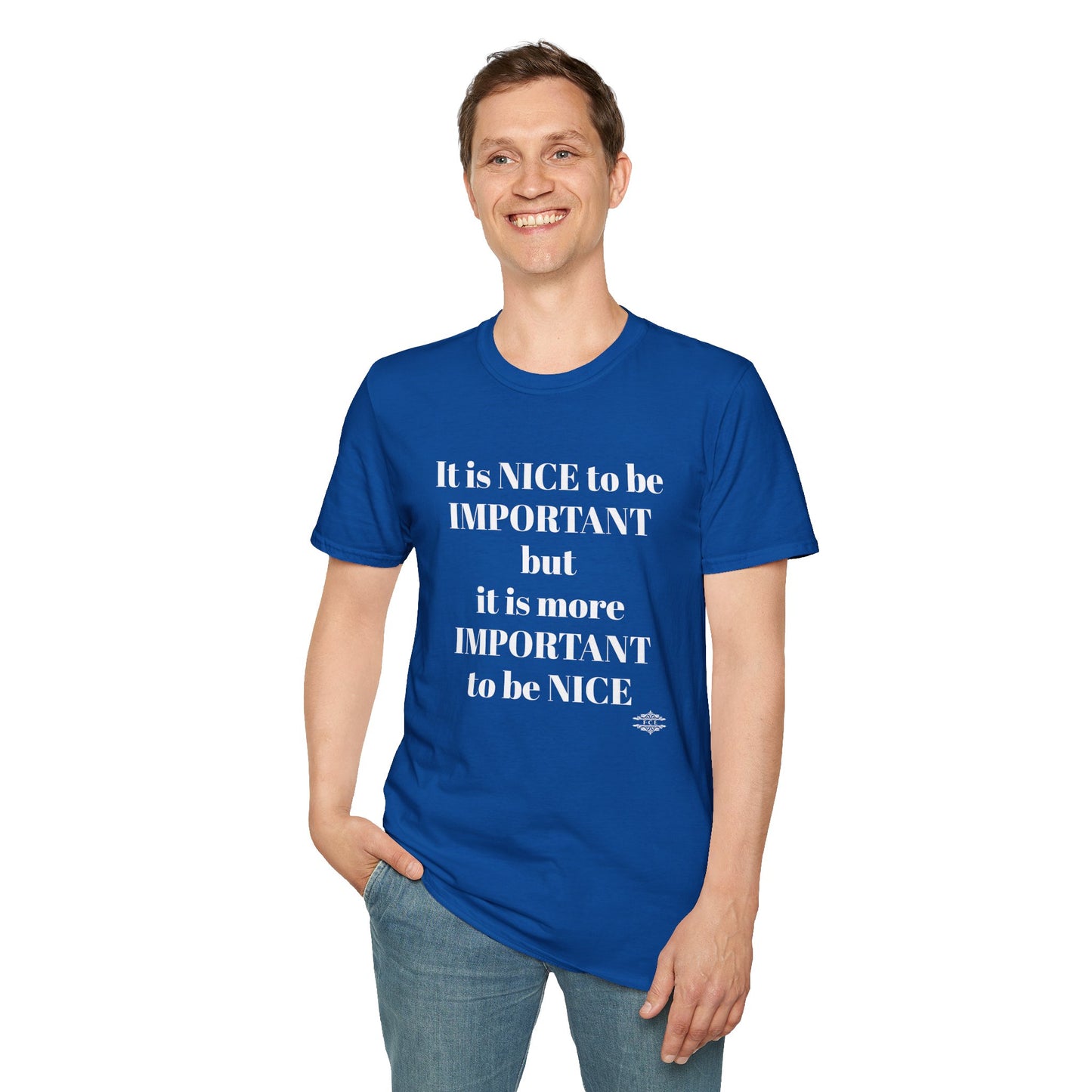 IT IS NICE TO BE IMPORTANT